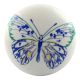 Blue Butterfly Ceramic Wine Stopper